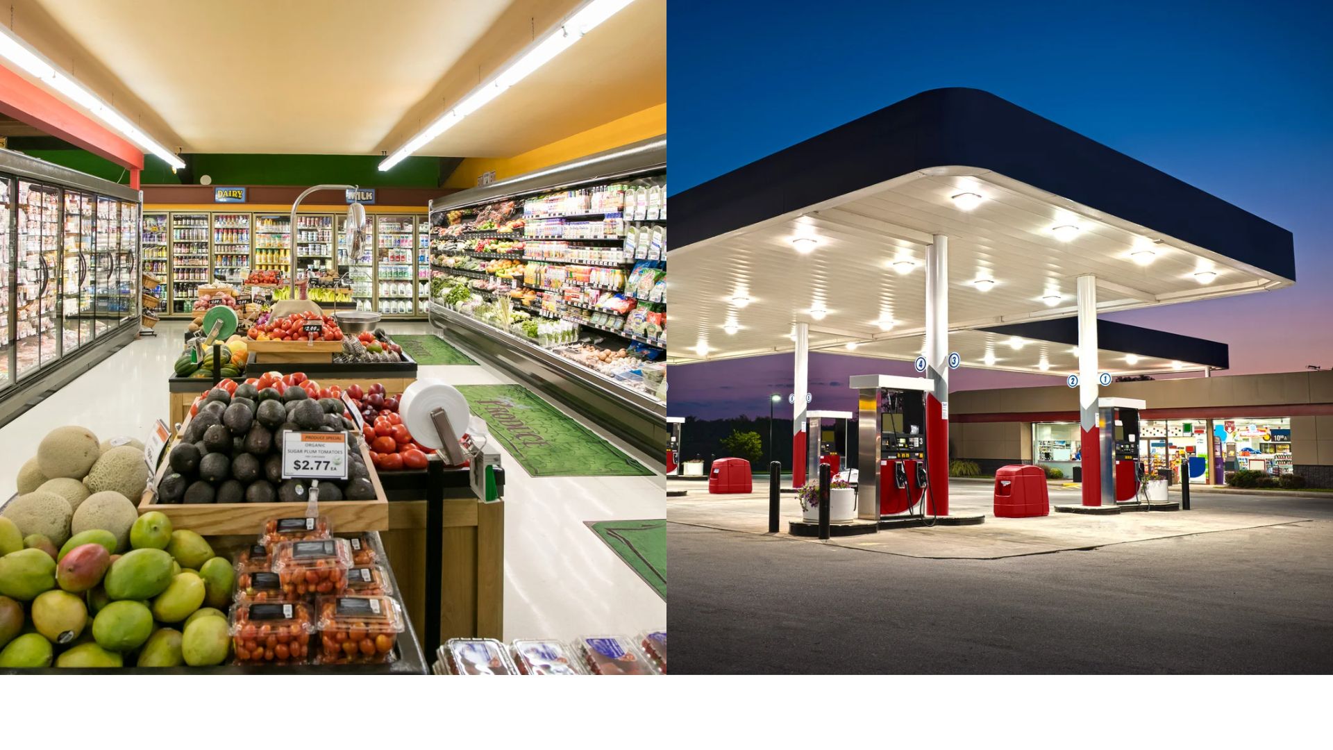 grocery & gas station is one of the industries where Eazy Return Provides pickup services